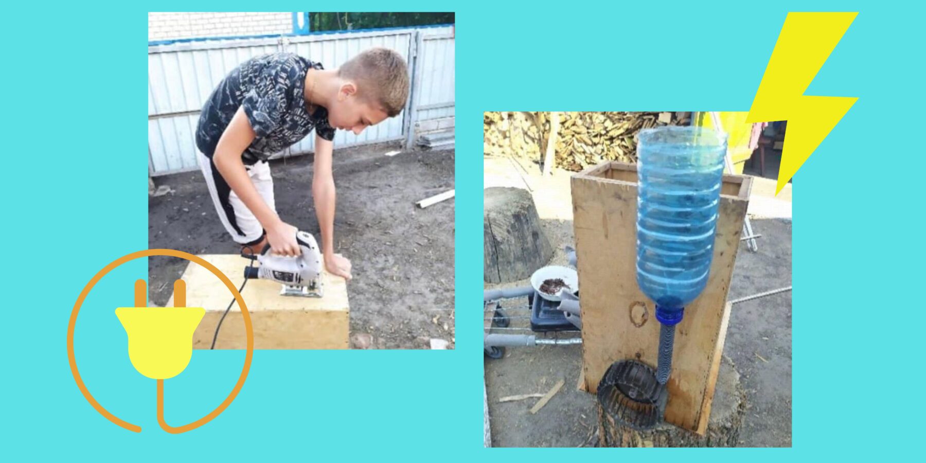 У Житомирі школяр створив генератор, який перетворює дощ на електроенергію