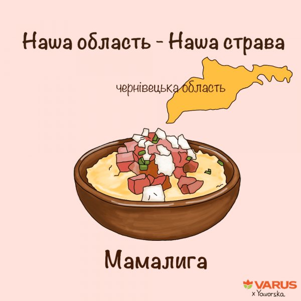В Україні створили гастрономічну карту у розрізі областей (фото)