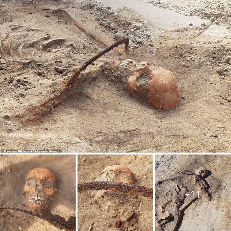 У Польщі археологи знайшли 400-літнє поховання вампірів, прикутих до труни