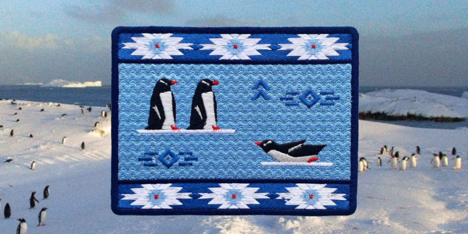 Українські полярники презентували унікальний шеврон-килим “Мрія про Антарктиду”