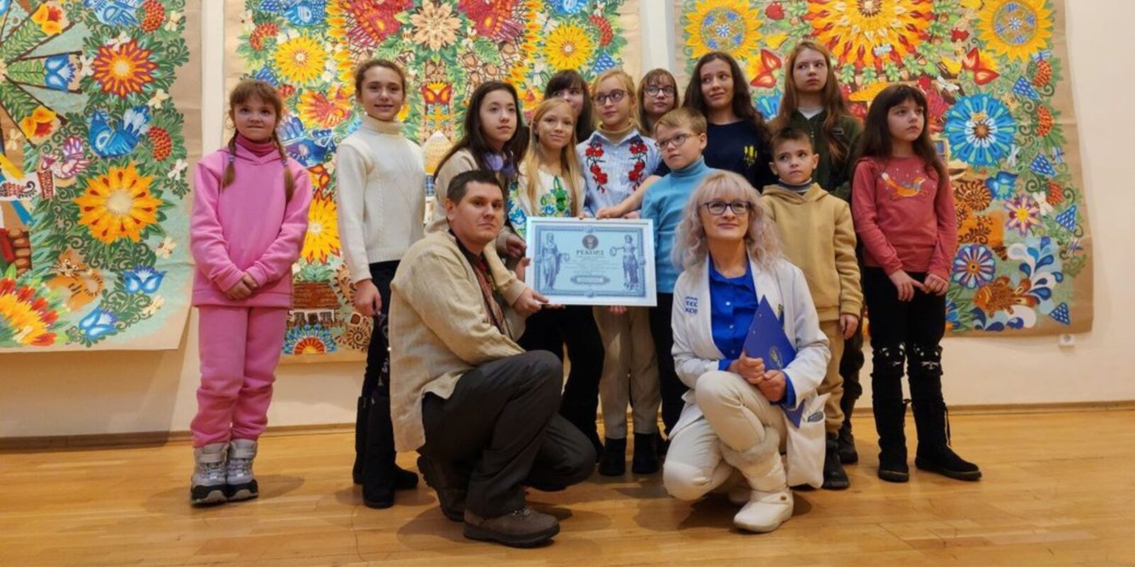 На Полтавщині діти встановили рекорд, створивши найбільшу вириванку в Україні