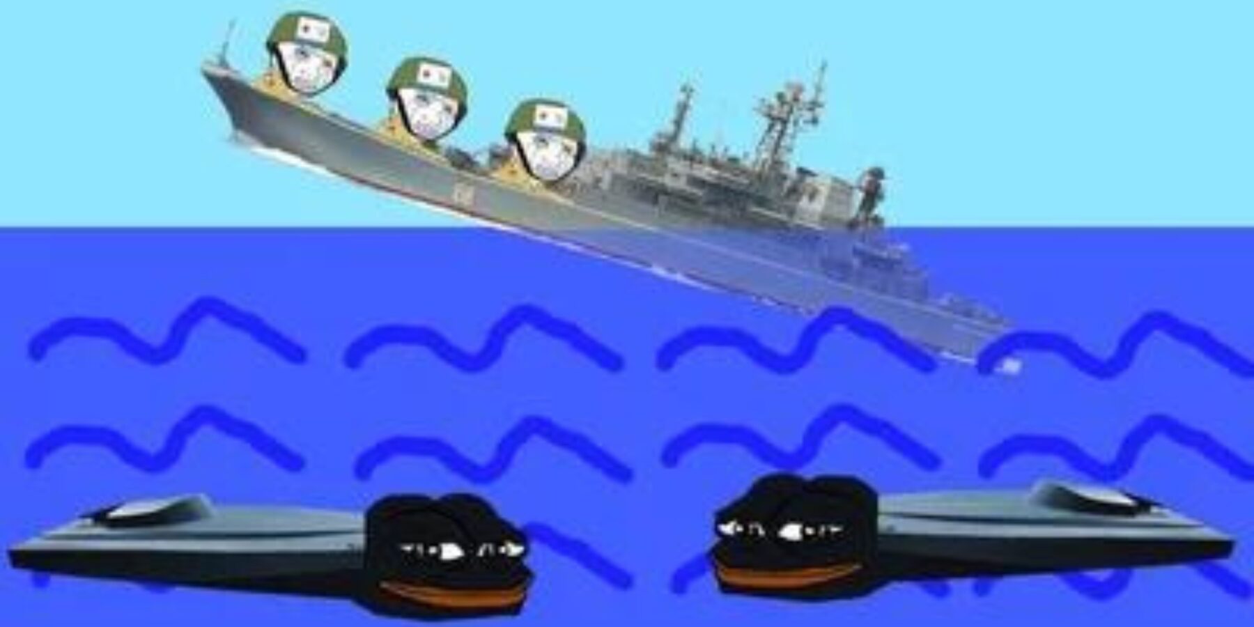 У мережі українці поширюють меми про атаку ГУР на російський корабель “Цезар Куніков”